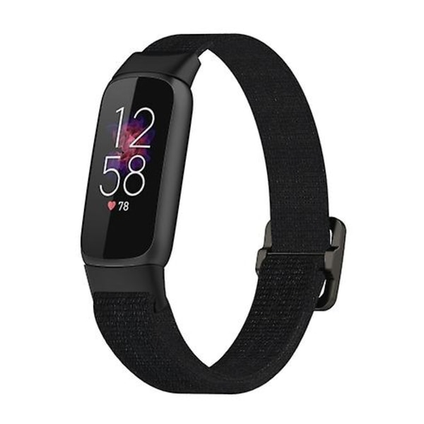 Fitbit Luxe säädettävälle watch nylon Black