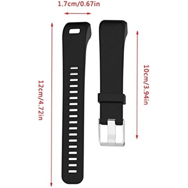 Armbandsband för Garmin Approach 40/10, Silikon Sportband Armbandsband för Garmin Vivsmart HR Plus (Färg 6)