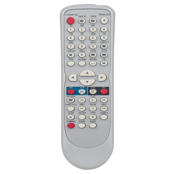 Korvaa Nb654 Kaukosäädin Vcr/dvd-soittimelle Nb654ud Sv2000 Wv20v6 Py90vg