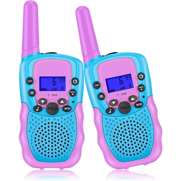 Walkie Talkies Radioer til Drenge og Piger Blå/Pink