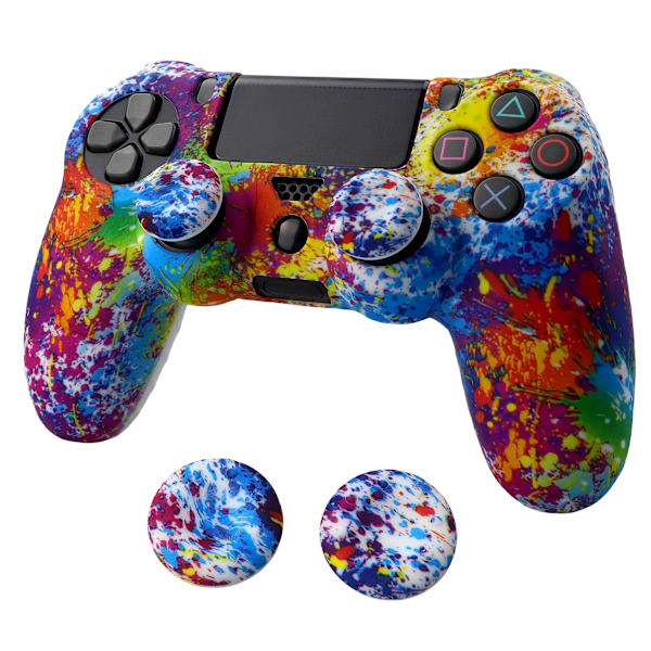 Silikoneetui til PS4 controller M-PS4-30 farverig