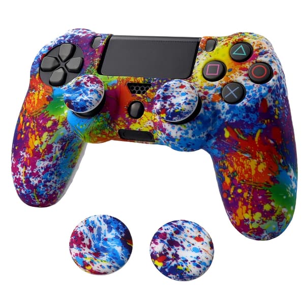 Silikonikotelo PS4-ohjaimelle M-PS4-30 värikäs