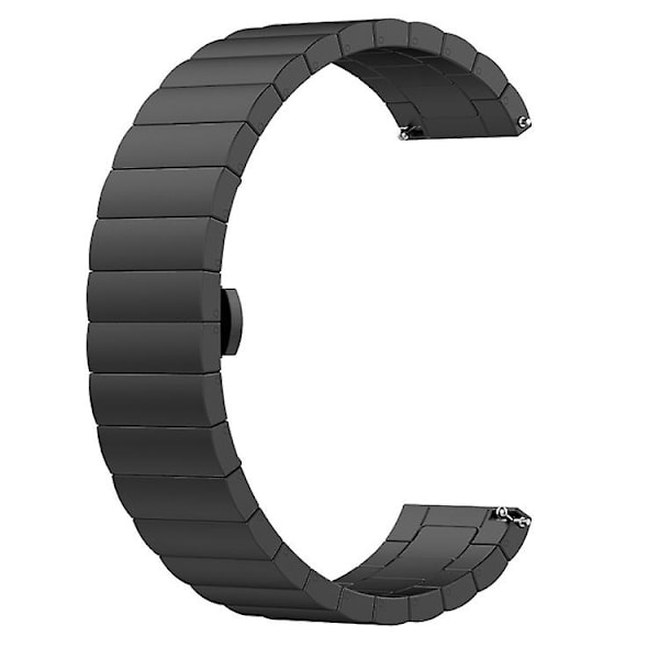 Til Garmin Vivoactive 3 Metal Watch Band Black