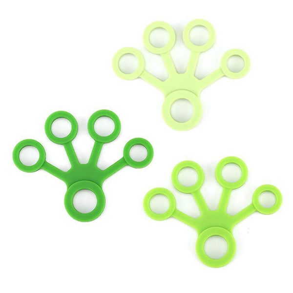 Tire Shape Håndgreb Strengthener Finger Exerciser Relief Wrist, grøn