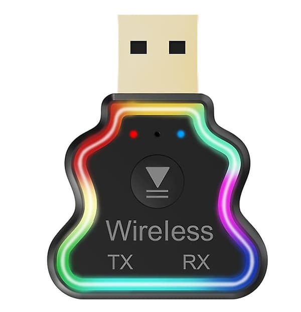USB Bluetooth-sändare och -mottagare Trådlös billadapter