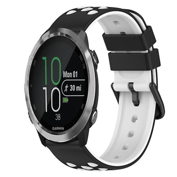 Garmin Forerunner 645 Music 20 mm:n kaksivärinen watch Pink-White