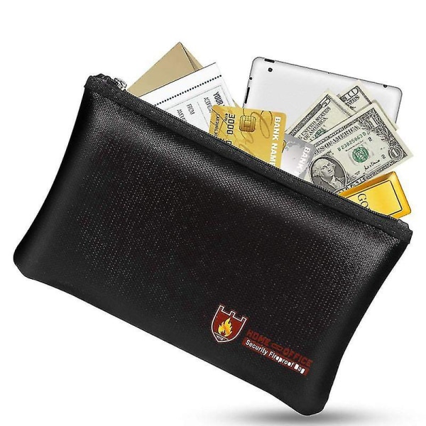 Palonkestävä Money Safe -asiakirjapussi Vedenkestävä kassakaappi 27CM*16CM