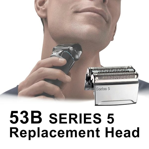 Series 5 52S Elektrisk barbermaskine udskiftningshoved kompatibel, til mænds barbermaskine barberblade passer til Braun Series 5: 5090/5190cc, 5040/5140s, 5030s, ...
