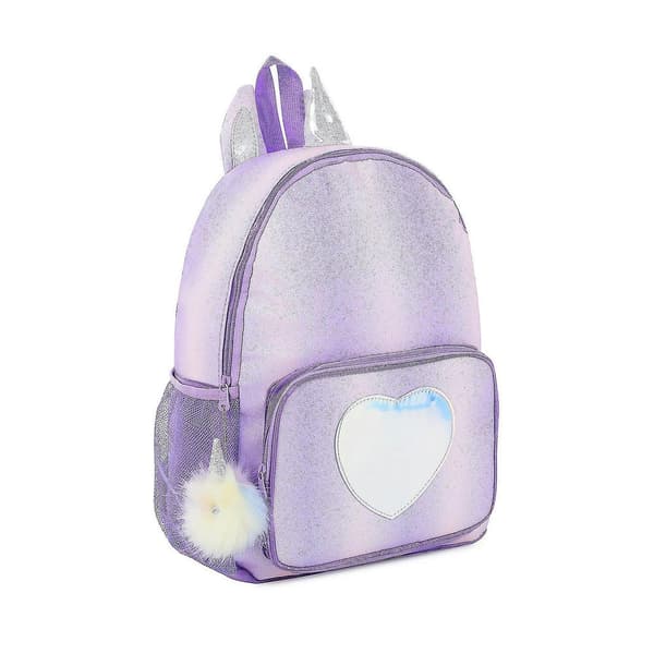 Barnryggsäck för flickor Regnbåge skolväska Shznv Purple