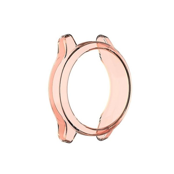 For Garmin Vivomove Luxe & Style Tpu Protective Shell Transparent Orange