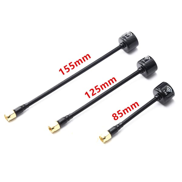 5,8 g Fpv-antenne 155 mm Rp-sma-antenne for langdistanse Fpv Racing Drone Quadcopeter 85mm-SMA