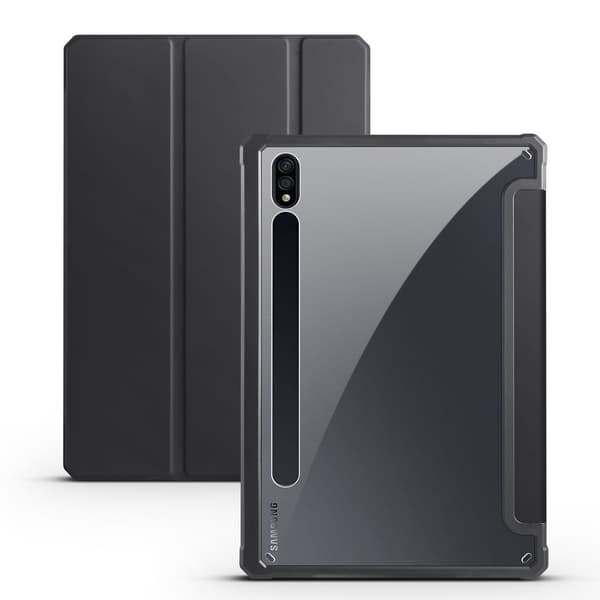 Etui til Samsung Galaxy Tab S9 Plus/S9 Fe Plus Akryl tablet beskyttelsesetui sort