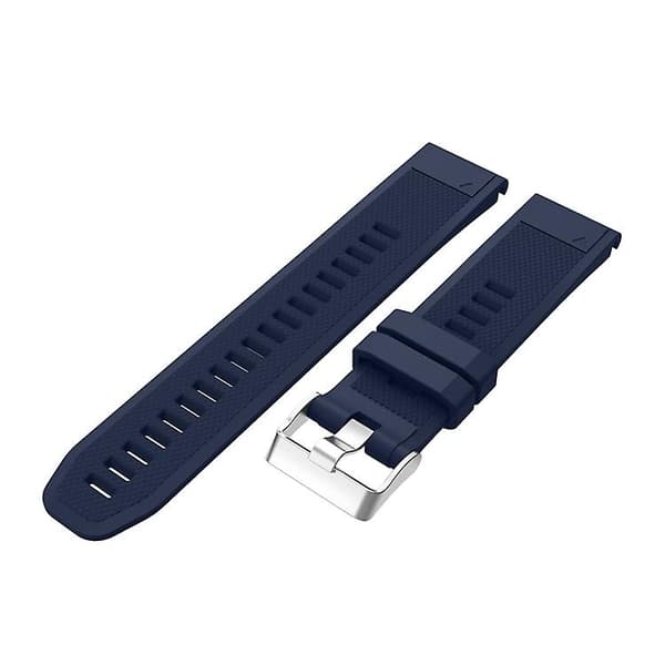 For Garmin Fenix ​​5 silikonklokkerem Navy Blue
