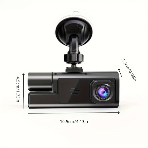 Camrea Bil Färdskrivare 1080P HD Bilkamera System Infraröd Mörkerseende 480P Instrumentbräda Kameror