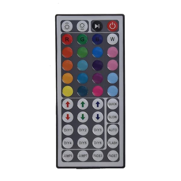 44-tasters fjernkontroll for RGB 5050 LED-lysstriper