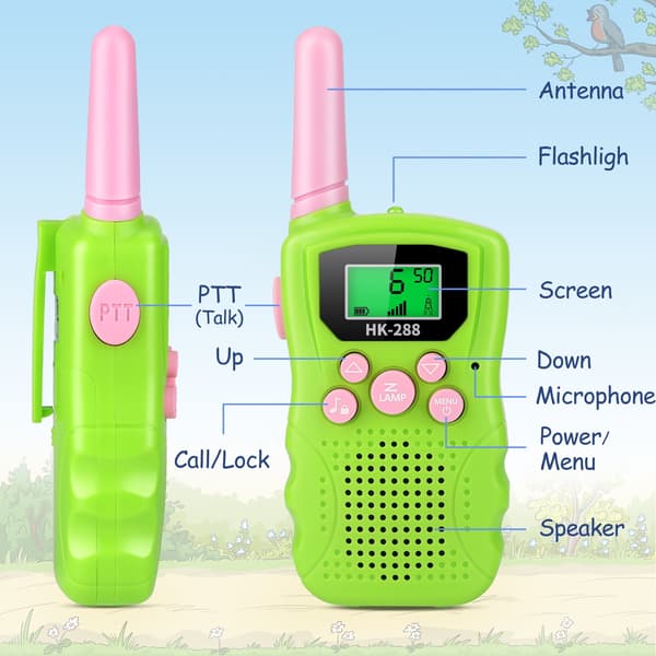Barne Walkie Talkies Langdistanse Intercom for Utendørs Eventyrspill