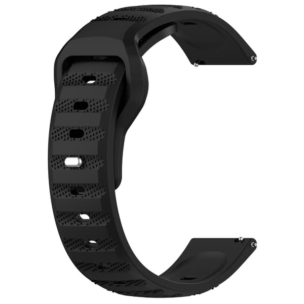 Rem til Xiaomi Redmi Watch 5 Active/watch 5 Lite 22mm, silikonerem med prikmønster (sort)