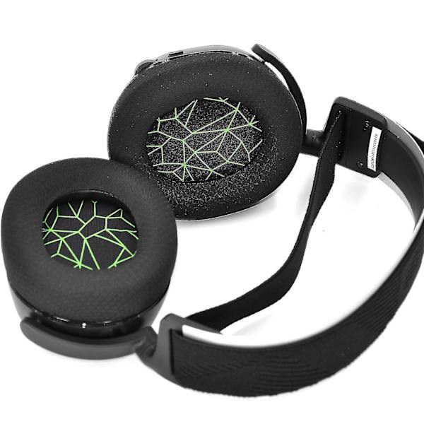Erstatningsøreputer for Steelseries Arctis 9 / Arctis 7 / Arctis 5 / Arctis 3/ Steelseries Arctis Pro Black Green