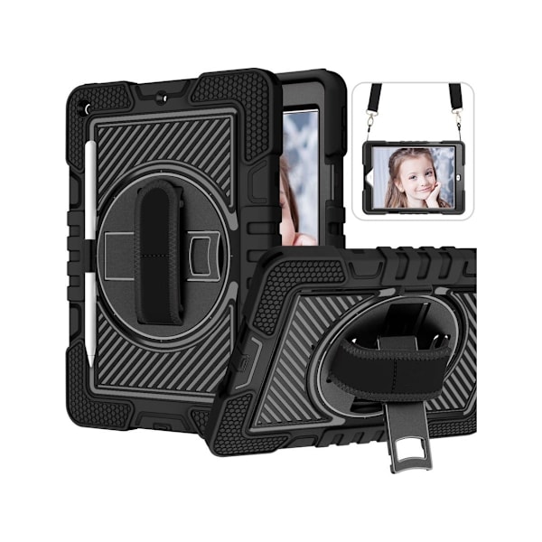 Surfplattefodral Ipad10.2 Robust Skyddande Svart