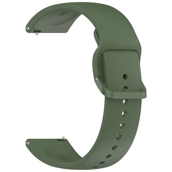 Stropp for Redmi Watch 5 Lite, ensfarget silikonstropp (grønn)