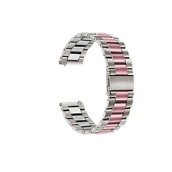 Rostfritt stål armband för Huawei Watch Gt 3 42mm / Watch Gt 2 42mm e Silver Pink