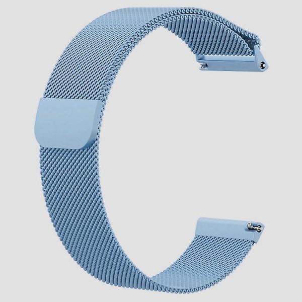 For Fitbit Versa 2 / Fitbit Versa Lite Milanese klokkebånd,, stor størrelse: 2,3x25,8cm Ice Blue