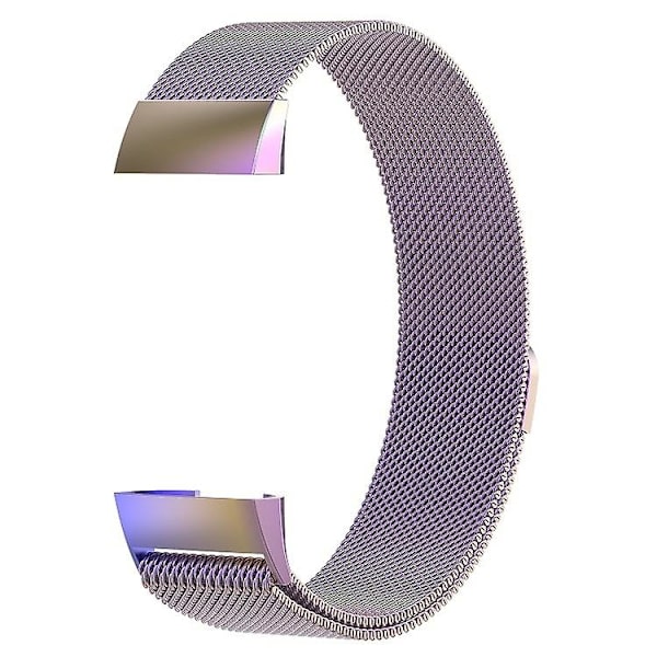 Magneturbånd i rustfrit stål til Fitbit Charge 4small Størrelse: 190x18mm Colorful Light