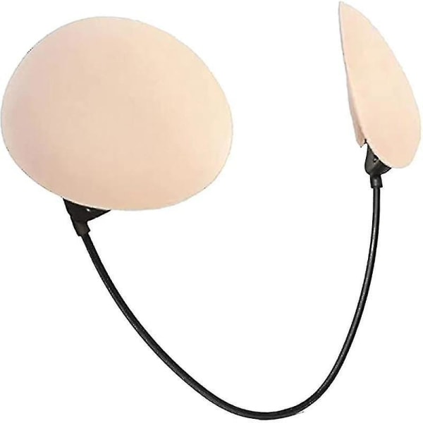 Womens Deep Push-up Frontless BH Kit Rygglös axelbandslös BH Skin tone