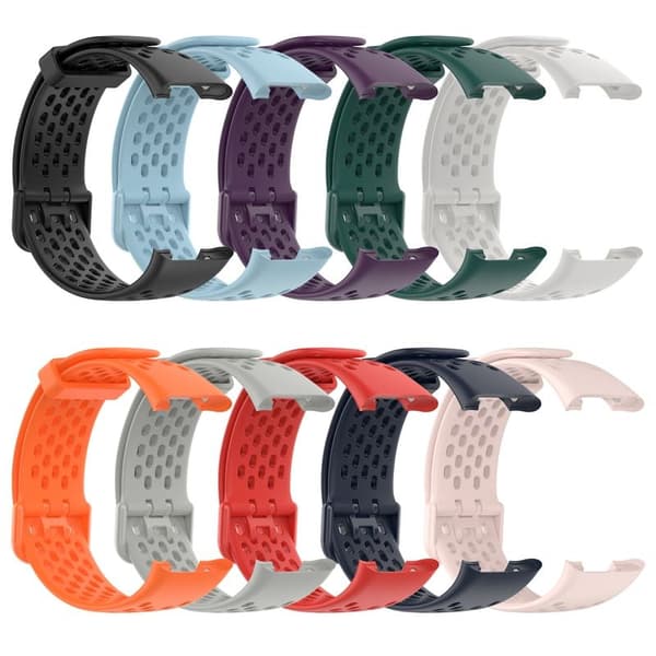 Rem til Xiaomi Band 7 Pro Åndbar silikonerem (Rød)