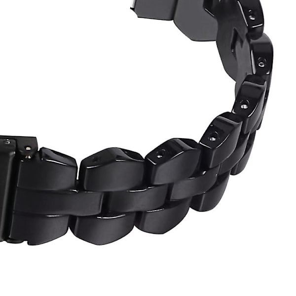 Fitbit Versa 4 / Sense 2 Universal Rhombus Resin watch Black