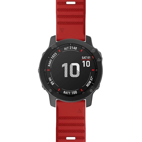 Garmin Fenix ​​7x silikonikellon watch Red