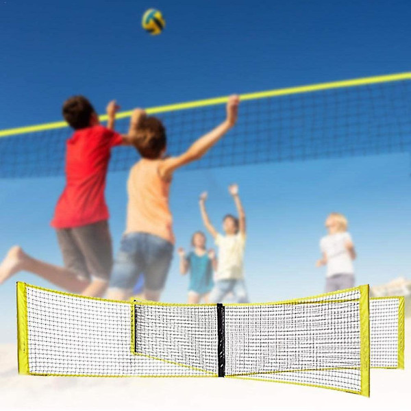 Fire firkantede volleyballnet 100*30cm