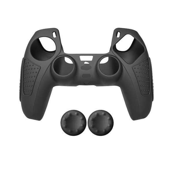 Skridsikkert silikoneetui til PS5-controller, sort