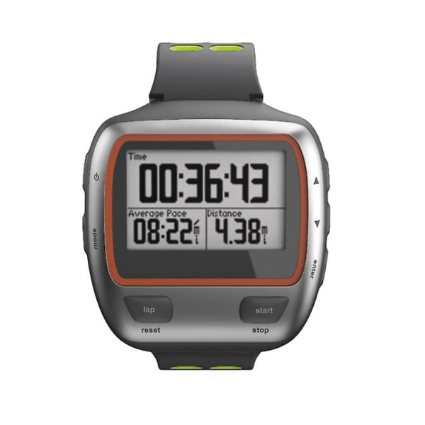 For Garmin Forerunner 310xt tofarget silikonklokkerem Grey Green
