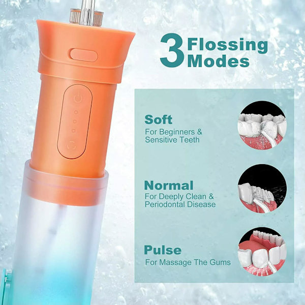 Oral Irrigator Vattentråd Vattentråd Sladdlös Bärbar Tand