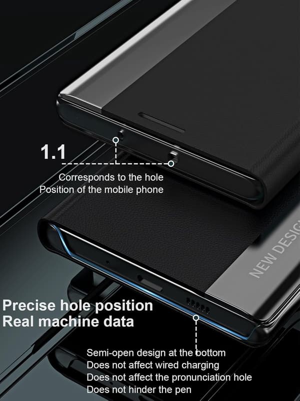 Etui til Samsung Galaxy A17, flip cover PU læder (lyseblå)