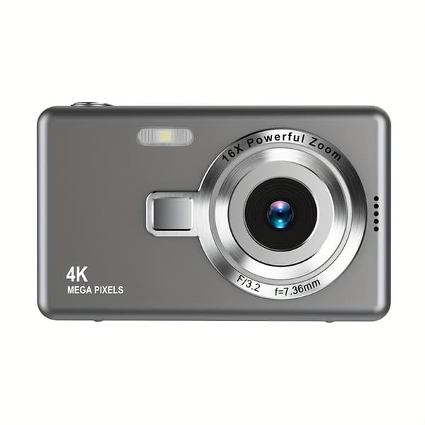 Digitalkamera HD Digitalkamera Autofokusfunktion Grå