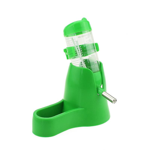 Hamster vannflaske Automatisk dispenser kjæledyr bur vannfôrer for Chinchilla marsvin pinnsvin ilder Green