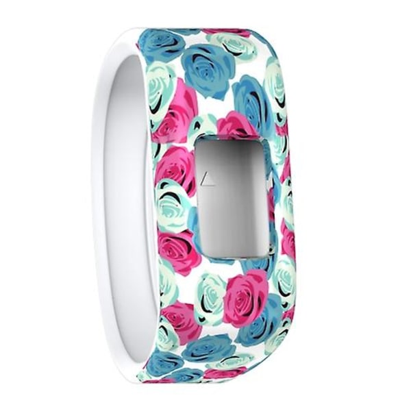 Blommönster silikon watch för Garmin Vivofit Jr