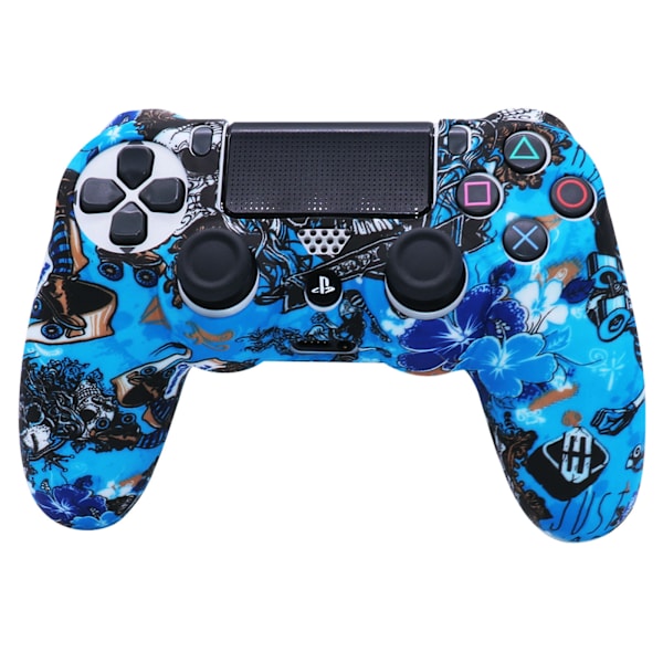 Silikondeksel for PS4-kontroller M-PS4-27 blå