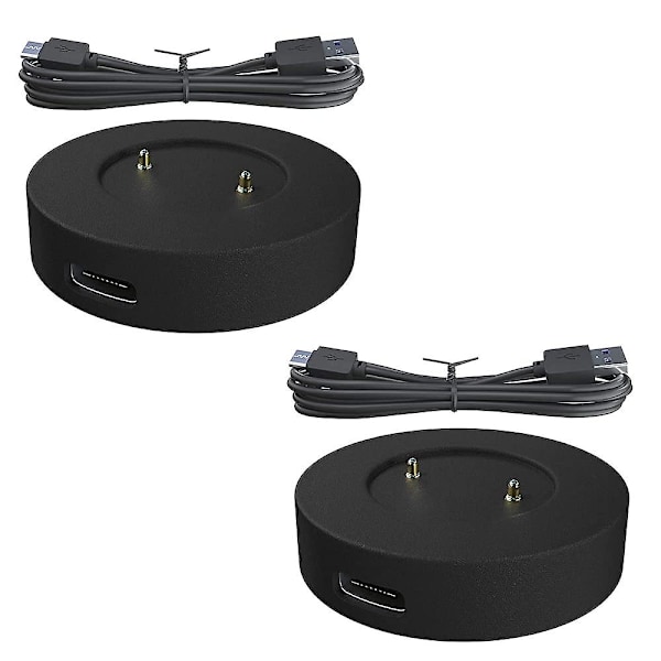 Oplader kompatibel til Huawei Watch Gt Classic Sport, Gt2, Gt 2e, Honor Watch Magic 2, Honor Watch Dream (2-pack)