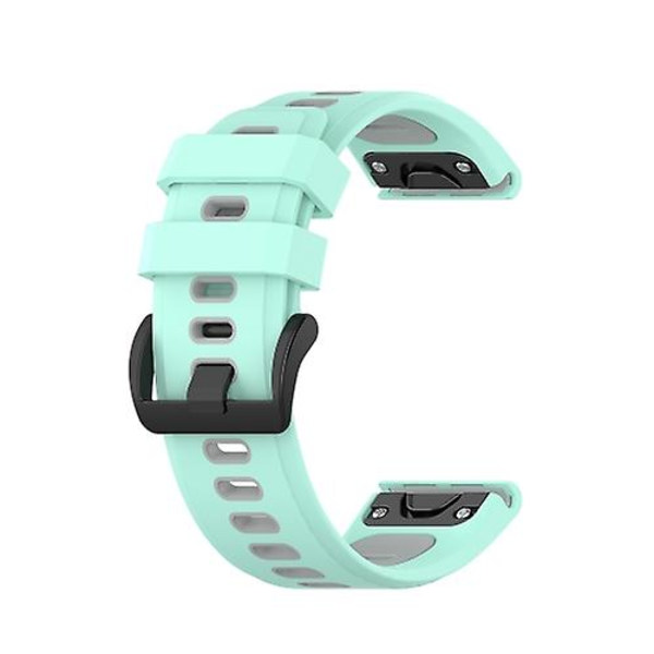 Garmin Fenix ​​7 22 mm:n kaksiväriselle watch Green Gray