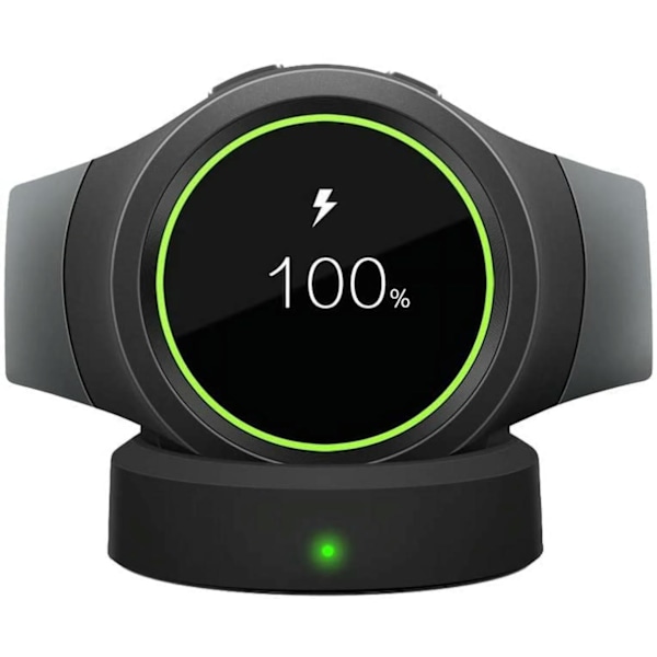 Oplader til Samsung Gear S2 / Gear S2 Classic, erstatningsopladningsdock til Samsung Gear S2 Smart Watch (sort)