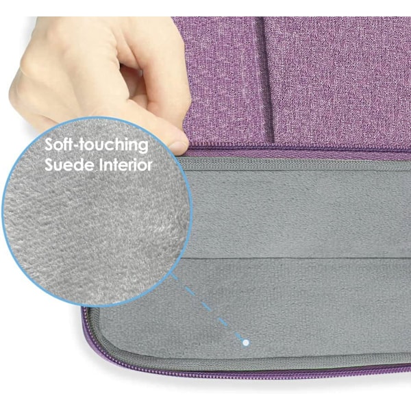 Laptop Taske 13\" Enkel Laptop Canvas Taske Lilla