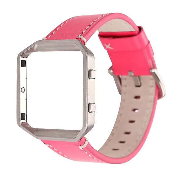 Fitbit Blaze Calf Leather Watch Peach Red