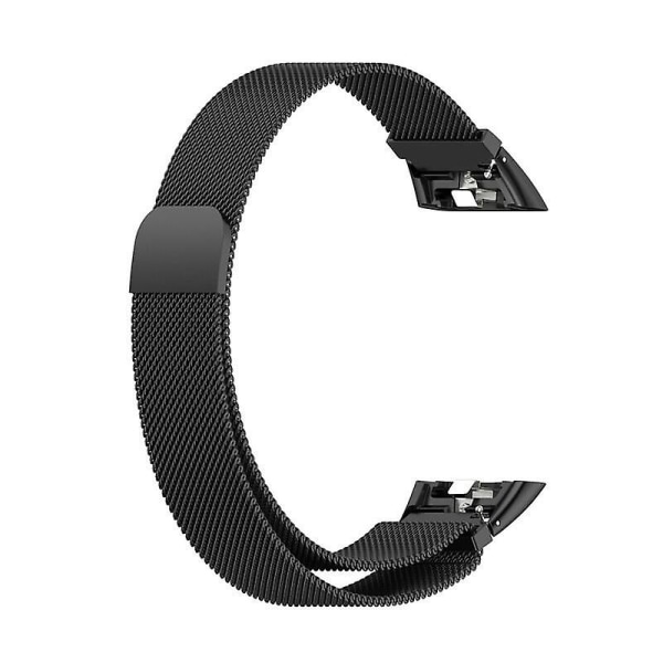 Magneettinen silmukkahihna Huawei Band 6/6 Pro Huawei Band6 älykellolle Correa metalli ruostumattomasta teräksestä valmistettu rannerengas Honor Band 6 hihna black For Huawei Band 6