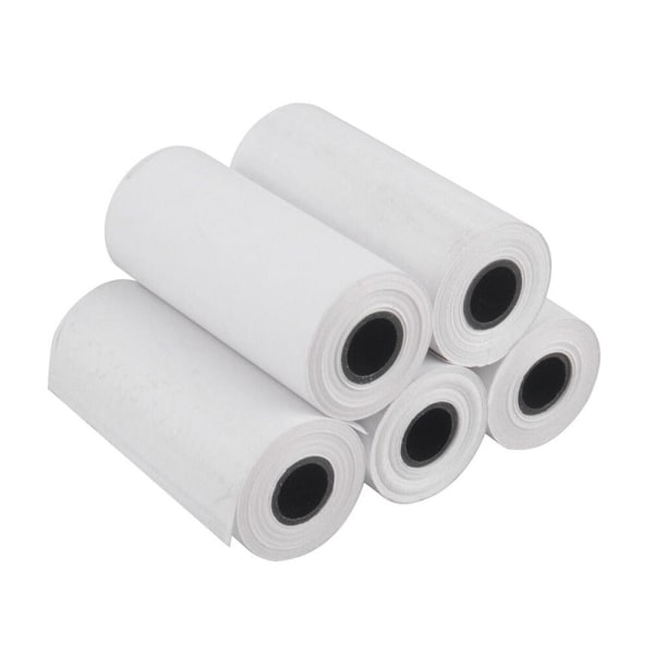SIURN 5 Rullar Bärbar Fotoprinter Ersättningspapper 57*30mm
