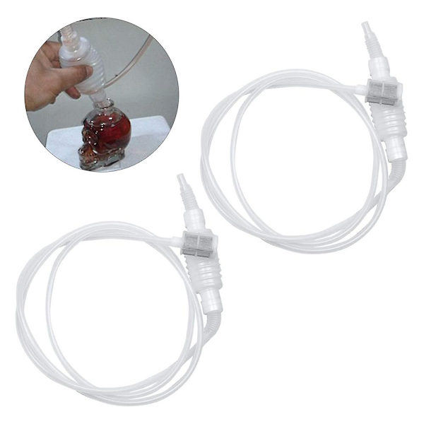 2-delt sett 2m hevert slange plast vin hevert filter kit slange filter