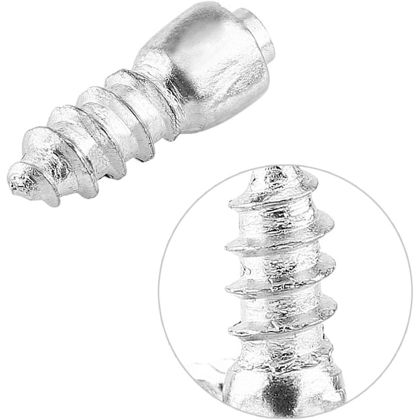 Snedækpigge (100-pak) - 12 mm til bil, SUV, ATV, skridsikre skruepigge