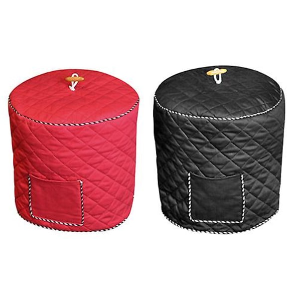 Riskomfur Dæksel Elektrisk Trykkoger Etui Vandtæt 6/8 Quart Støv Dæksel Black 8 quart